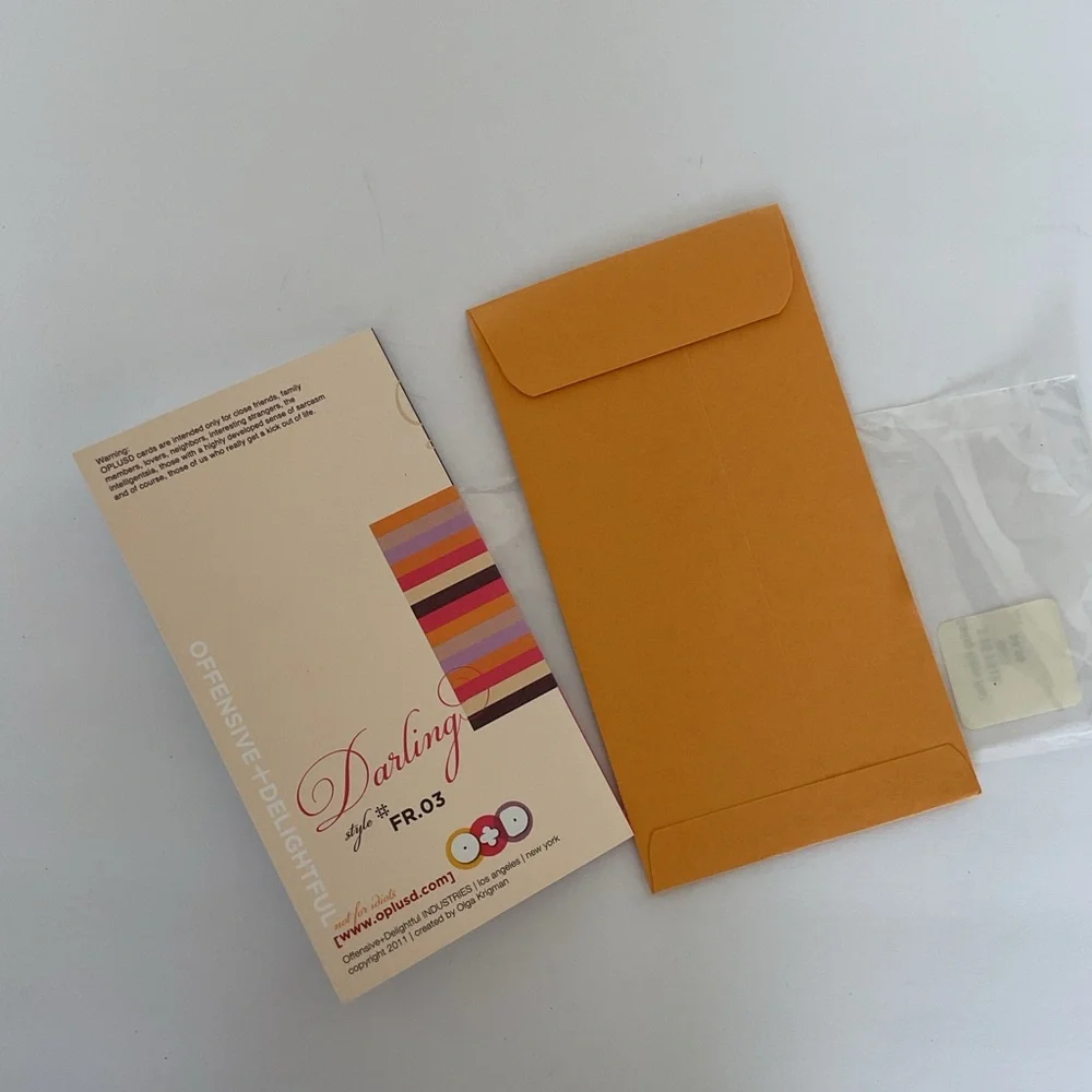 Offensive + Delightful Girlfriend Card NWT
